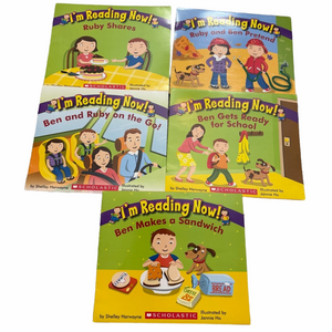 Scholastic I'm Reading Now! Yellow Book Collection Set of 5